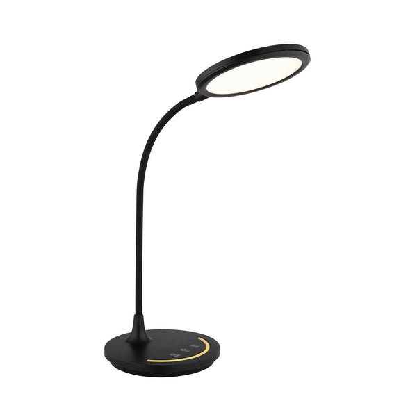 Lampe à poser Kenny noire mat