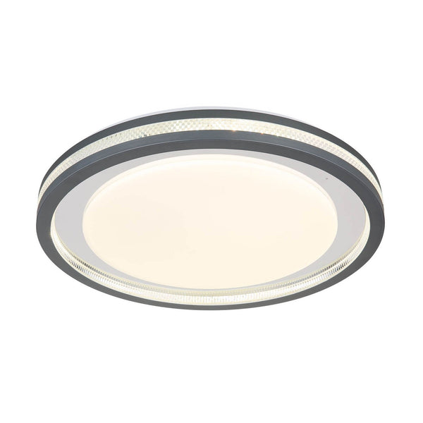 Plafonnier Terpsa blanc mat, Ø 47,8 cm