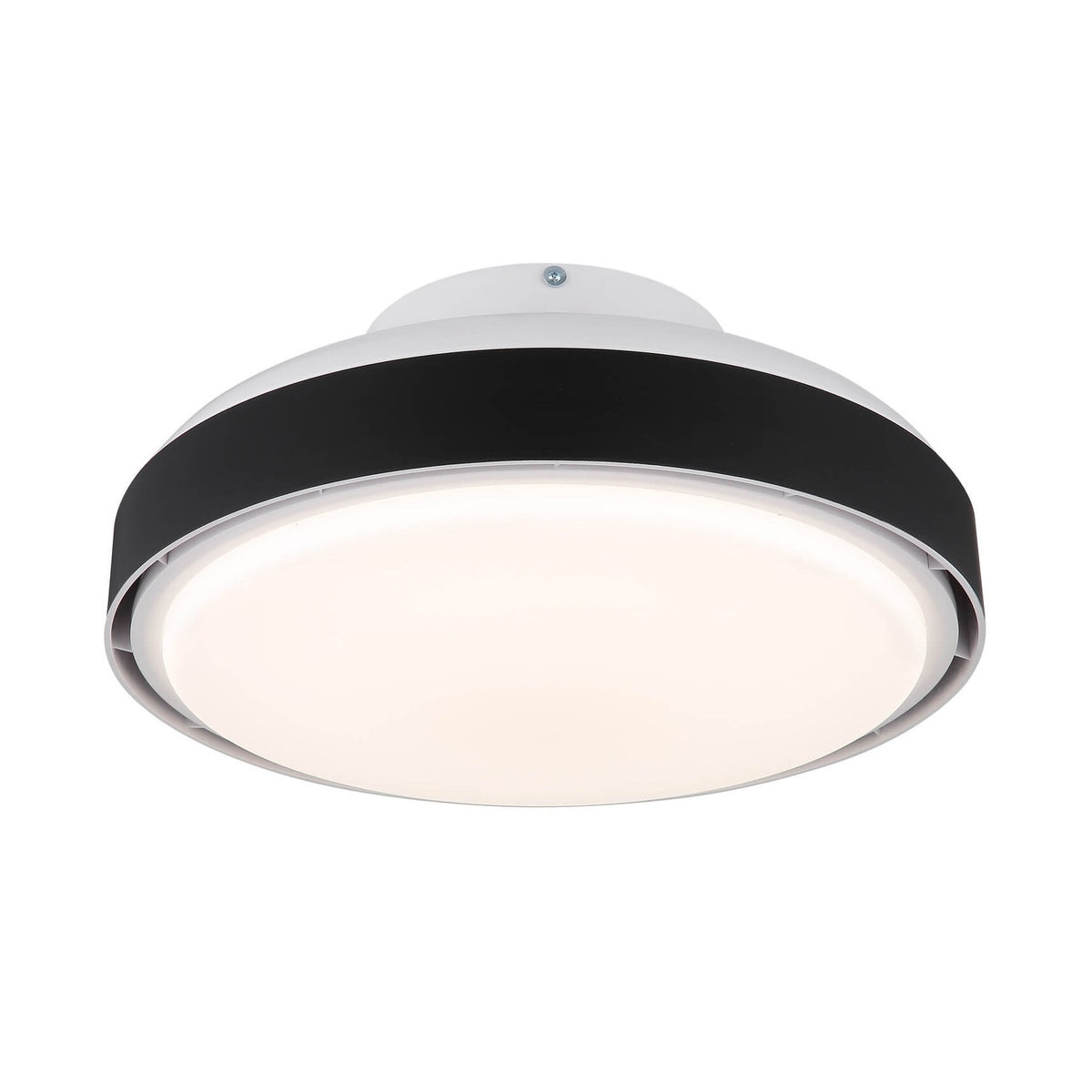 Ventilateur de plafond lumineux Carney blanc mat (03667S)