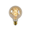 Ampoule LED E27 globe à filament ambrée, 5 W | Lucide (49032/05/62)