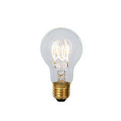 Ampoule LED E27 standard à filament transparente, 5 W | Lucide