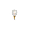 Ampoule LED E14 sphérique à filament transparente, 3 W | Lucide