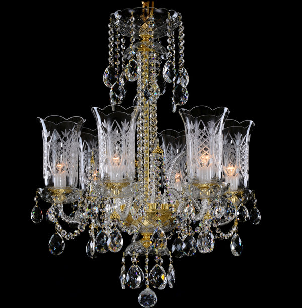 Kristall-Kronleuchter LLCH06-CRYSTAL-DT