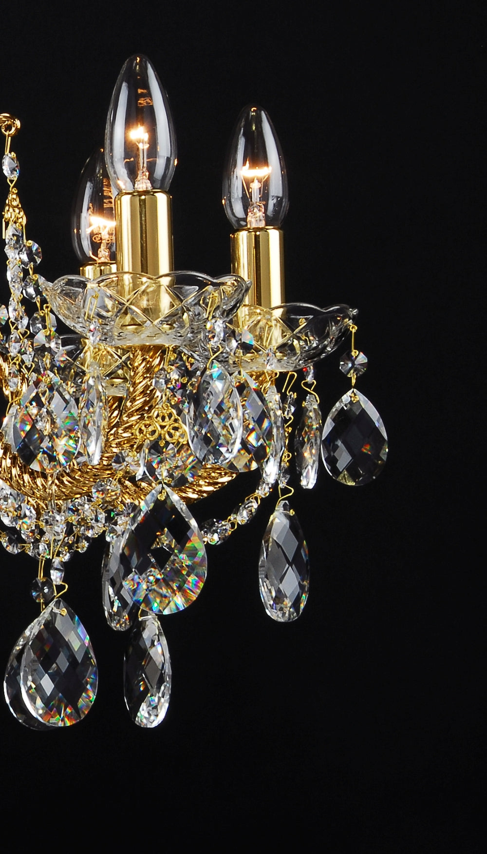 Kristall-Kronleuchter LLCH08-COATED-CRYSTAL-D