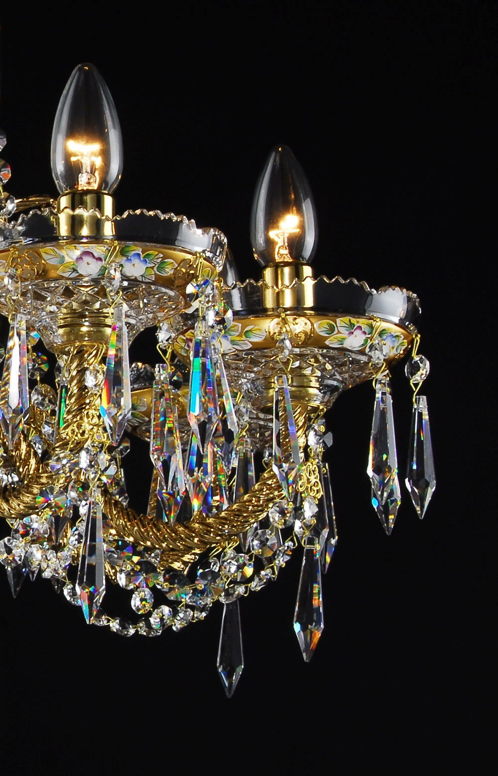 Kristallkronleuchter LLCH08-CRYSTAL-GOLD