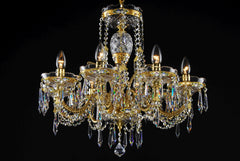Kristallkronleuchter LLCH08-CRYSTAL-GOLD