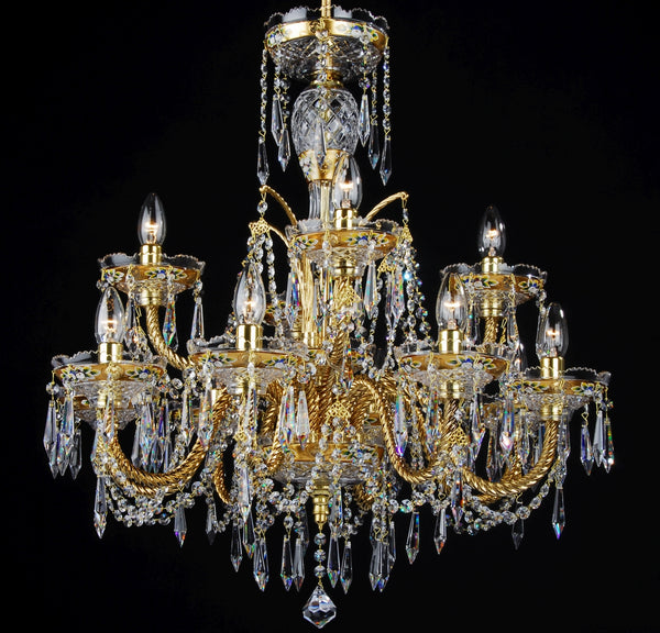 Kristall-Lüster LLCH12-CRYSTAL-GOLD