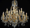 Kristallleuchter LLCH15-COATED-CRYSTAL-D