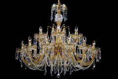 Kristall-Kronleuchter LLCH18-CRYSTAL-GOLD