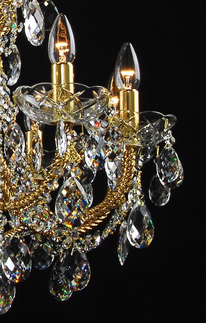 Lustre en cristal LLCH24-COATED-CRYSTAL-D