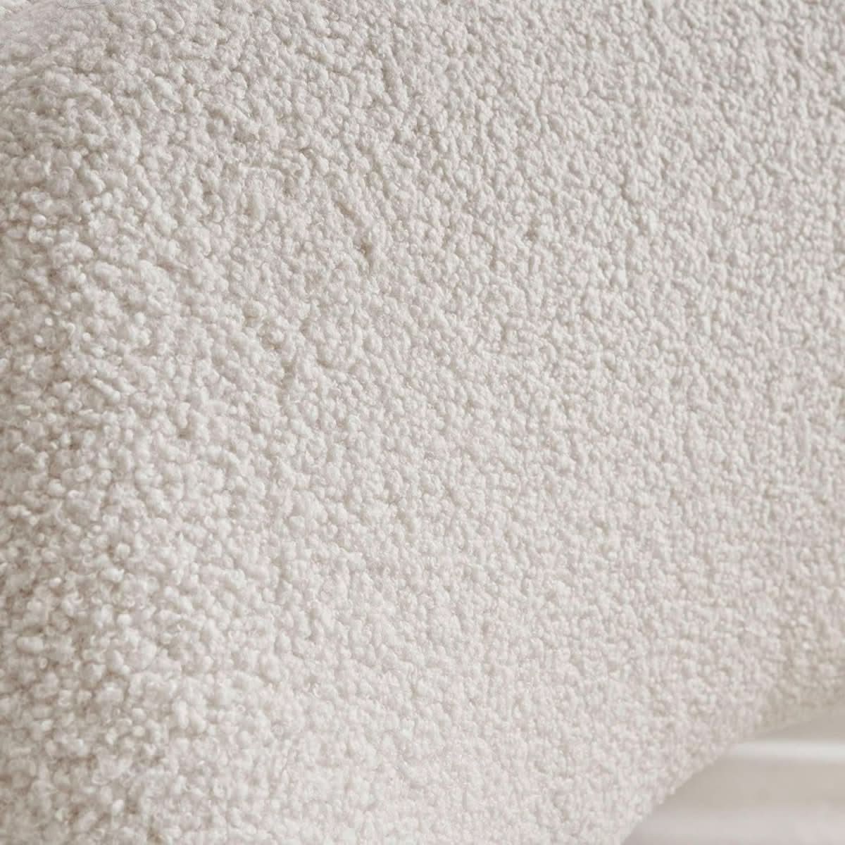 Chaise Bureau Bouclette Blanche | Éclat - Designix Chaise de Bureau