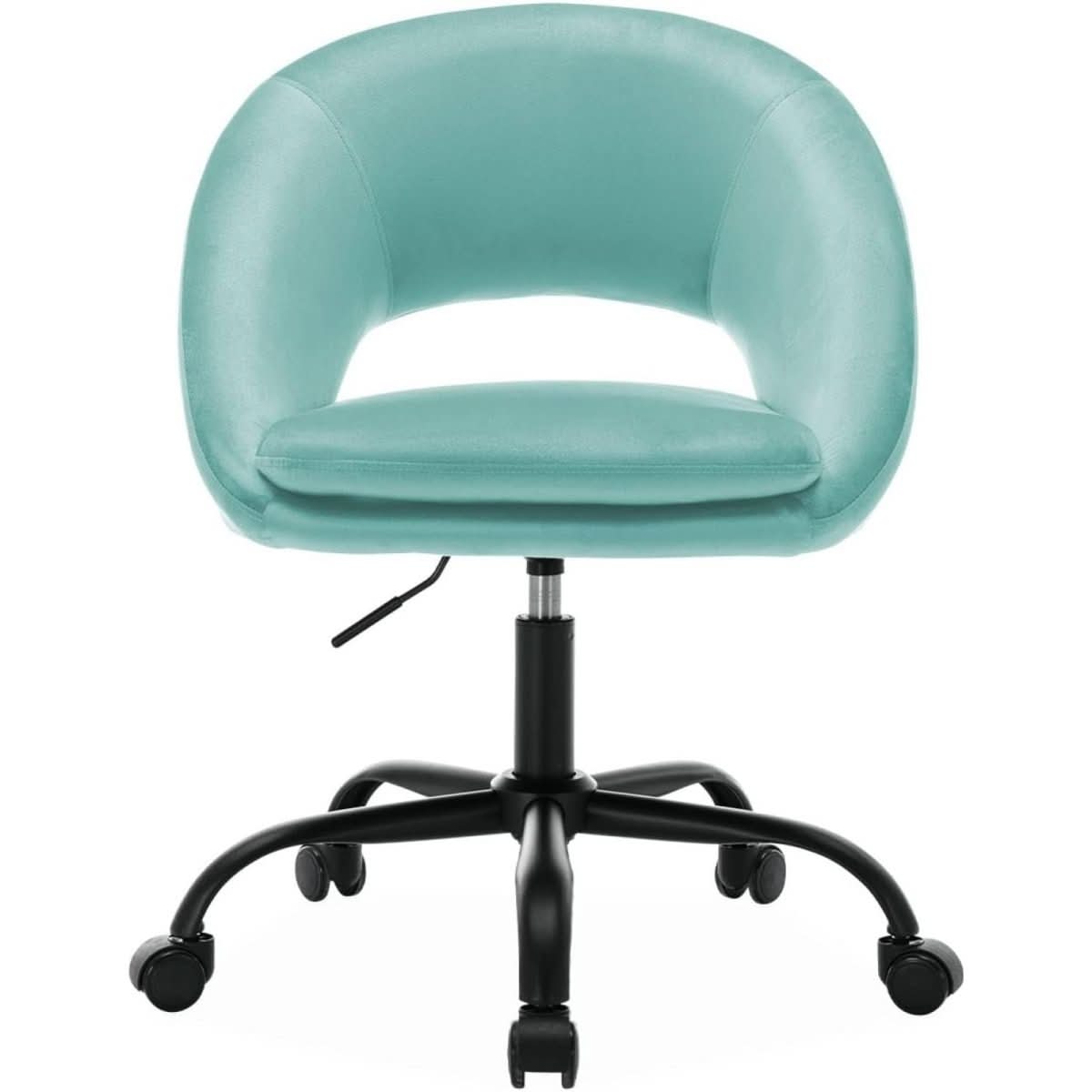 Chaise Bureau Velours Bleu | Fusion - Designix Chaise de Bureau