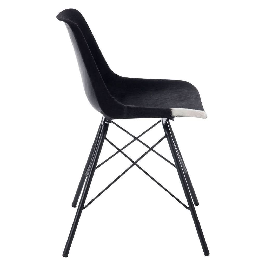 Chaise Métal Peau de Chèvre | Vira - Designix Chaises