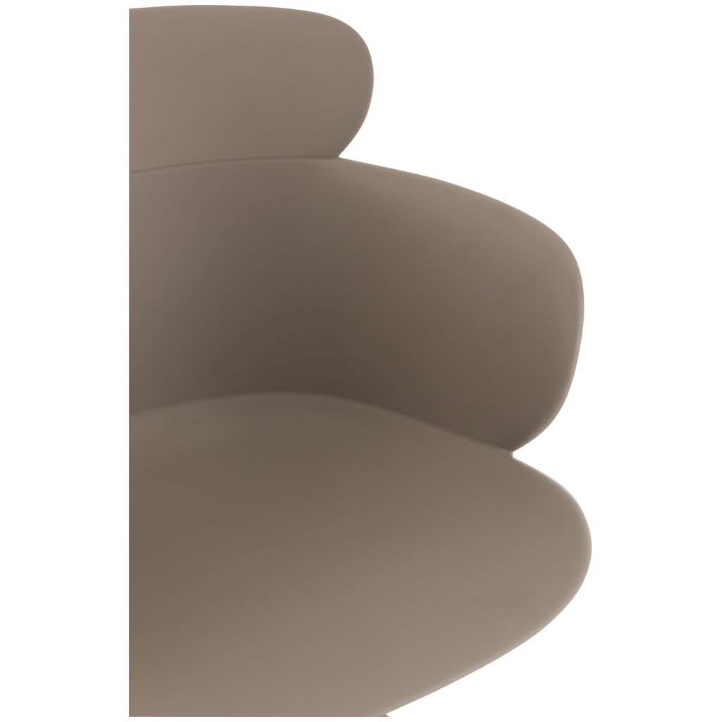 Chaise Polypropylène Avec Roues Grises | Hira - Designix Chaises