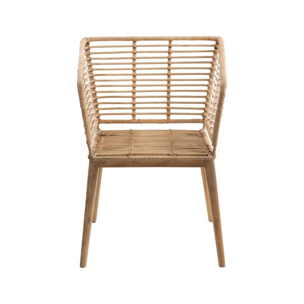 Stuhl Rattan Mangoholz Natur | Mina