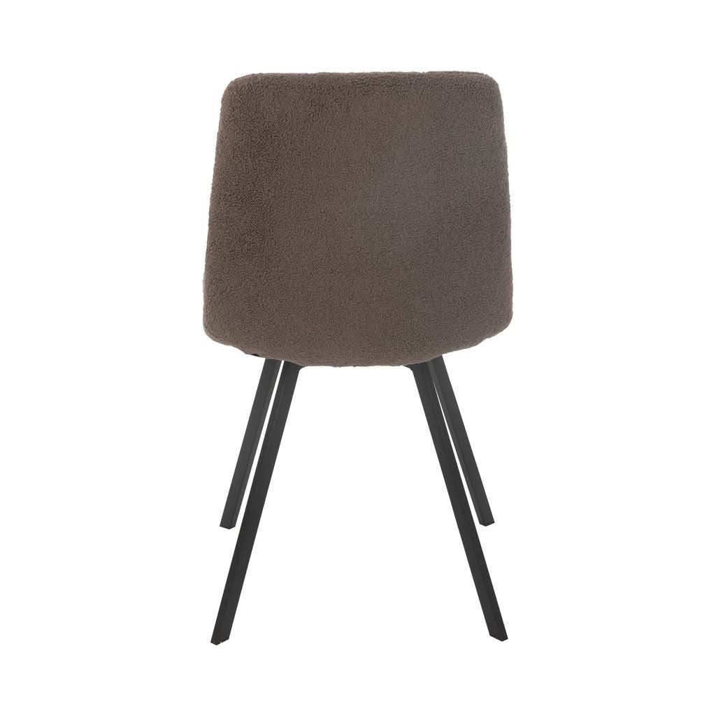 Chaise Salle à Manger Métal Marron | Nyla - Designix Chaises