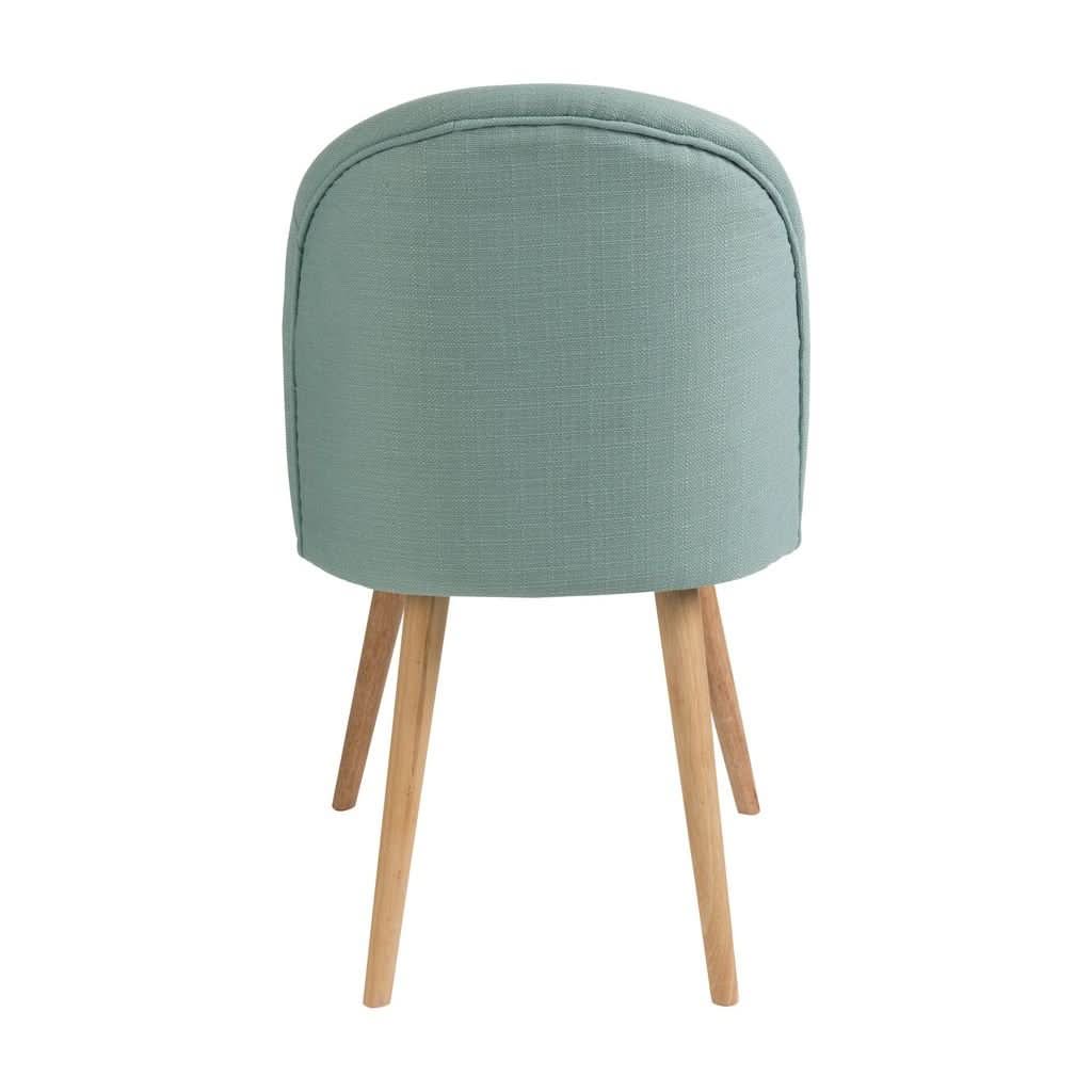 Chaise Textile Bois Design Bleu | Sile - Designix Chaises