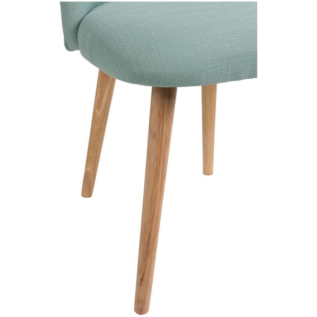 Chaise Textile Bois Design Bleu | Sile - Designix Chaises