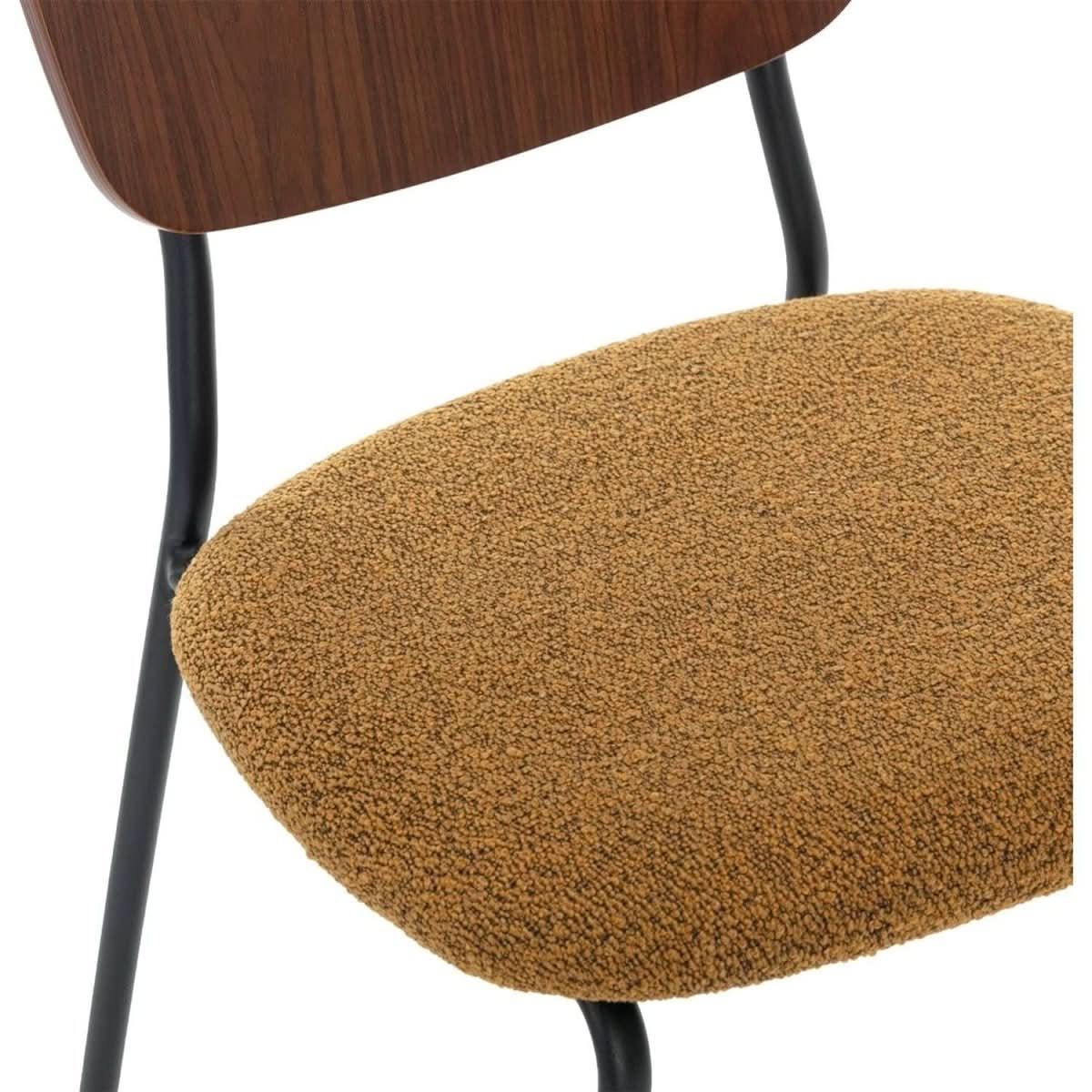 Chaises Bouclette Peuplier Moderne | Virevolte - Designix Chaises