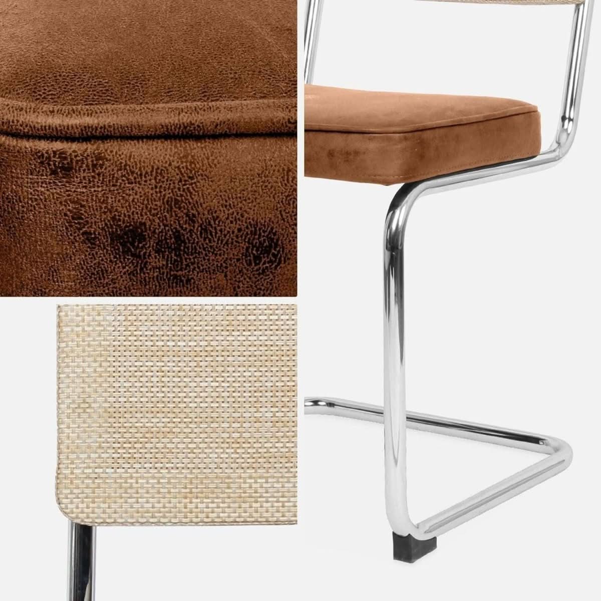 Chaises Cantilever Rotin Design | Vague - Designix Chaises