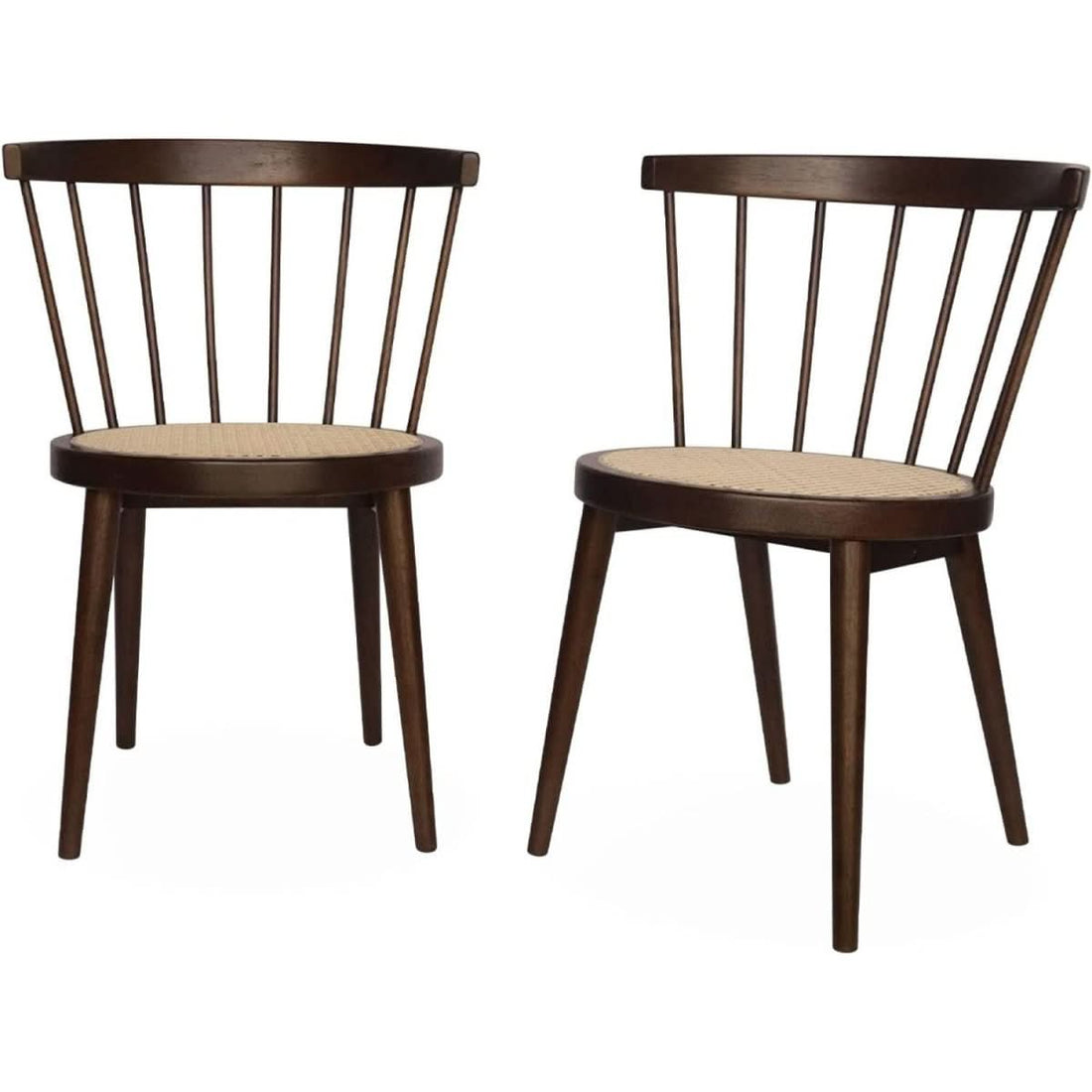 Stühle Nussbaum Holz Wiener Geflecht | Élixir