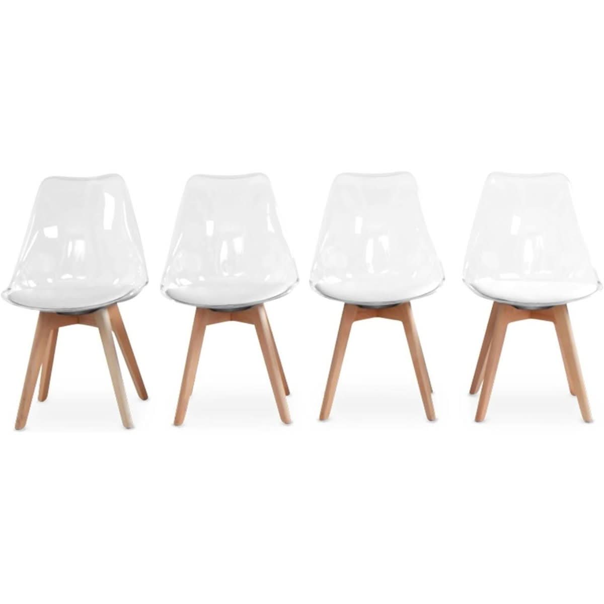Chaises Scandinaves Pieds Bois | Magique - Designix Chaises