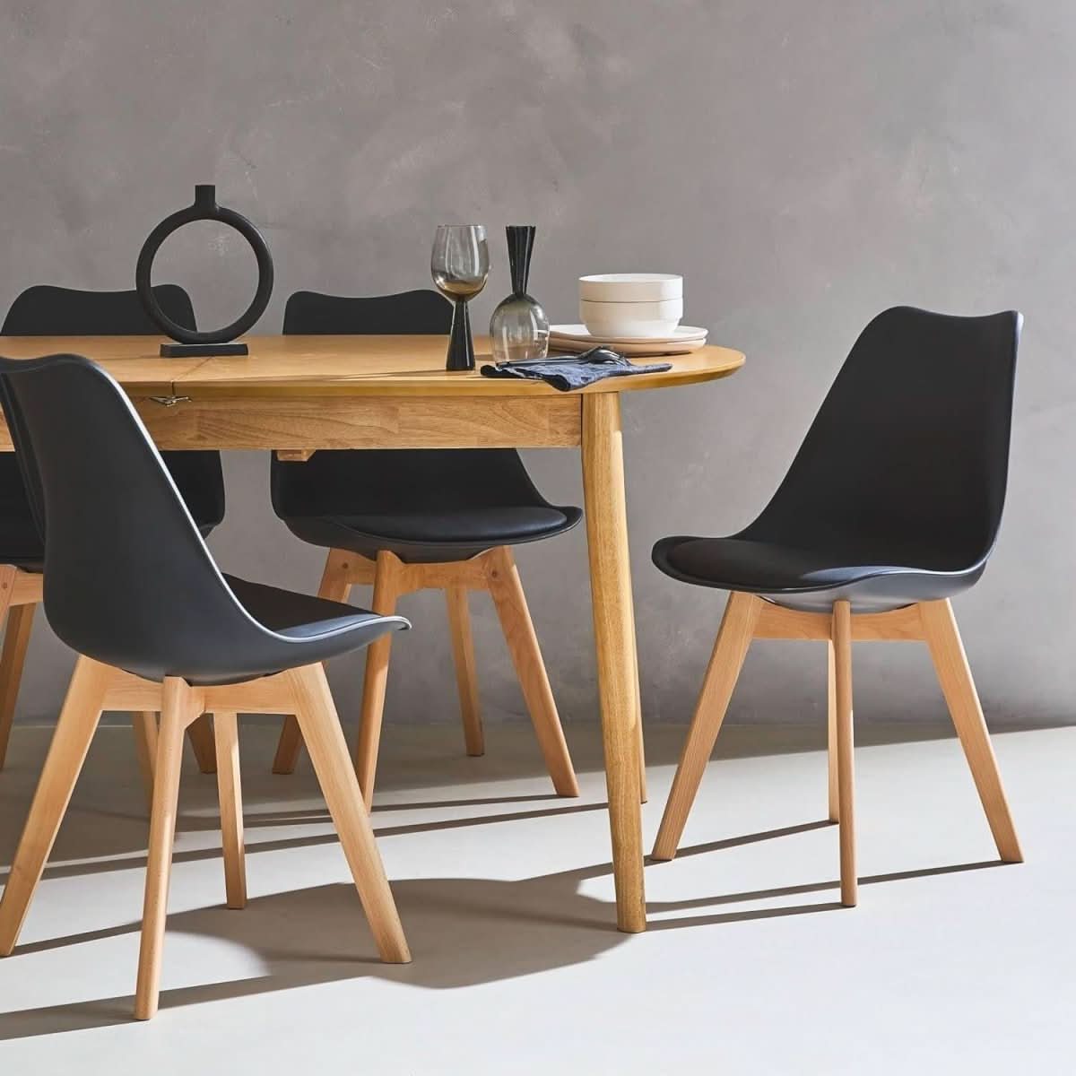 Chaises Scandinaves Pieds Hêtre | Feu - Designix Chaises
