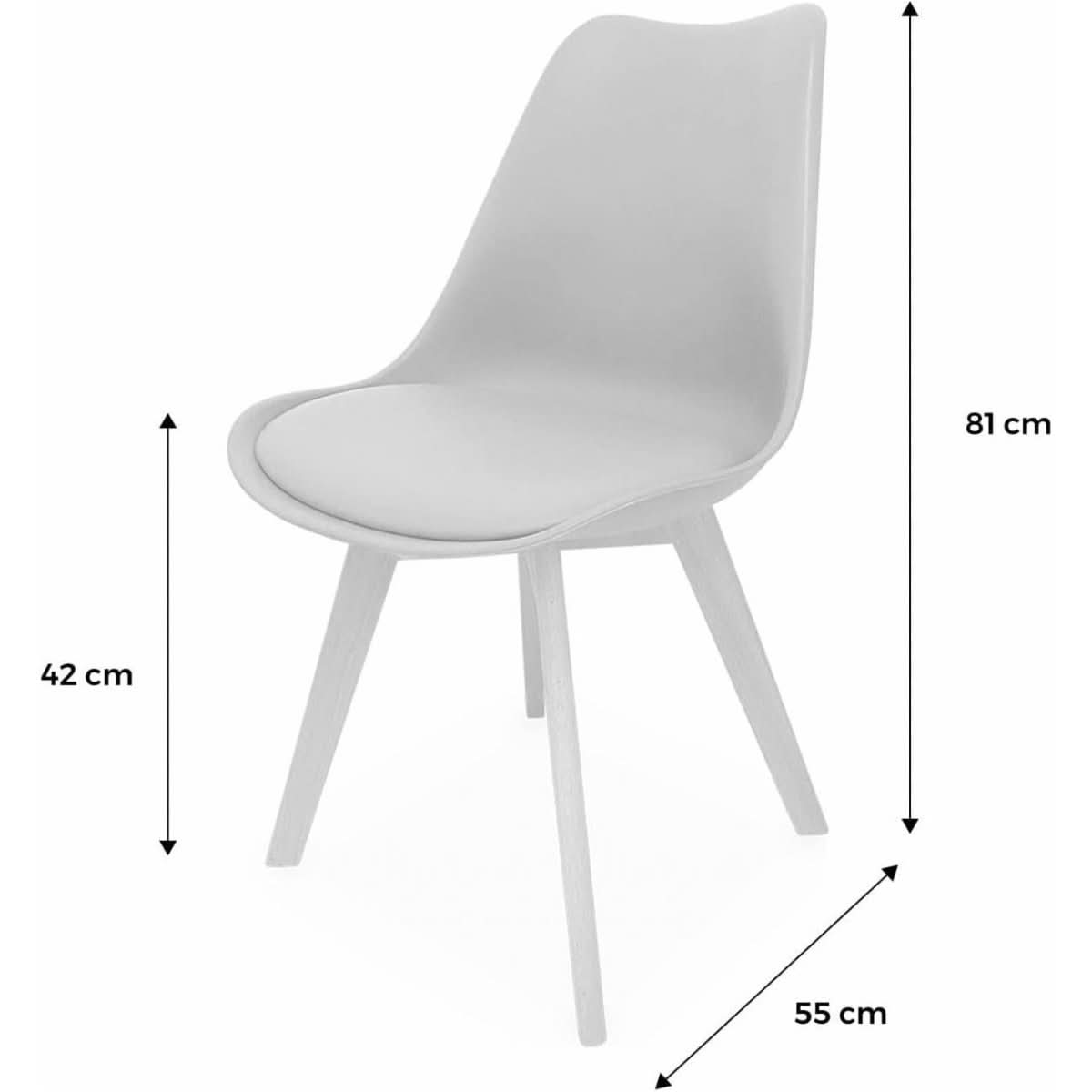 Chaises Scandinaves Pieds Hêtre | Feu - Designix Chaises