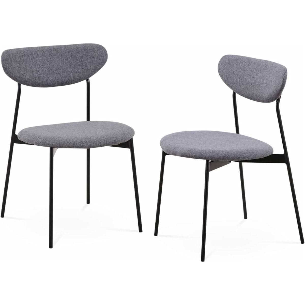 Chaises Scandinaves Vintage Grises | Lys - Designix Chaises