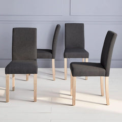 Stühle Stoff Massivholz | Lueur