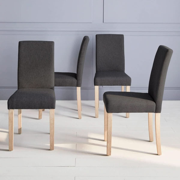 Stühle Stoff Massivholz | Lueur
