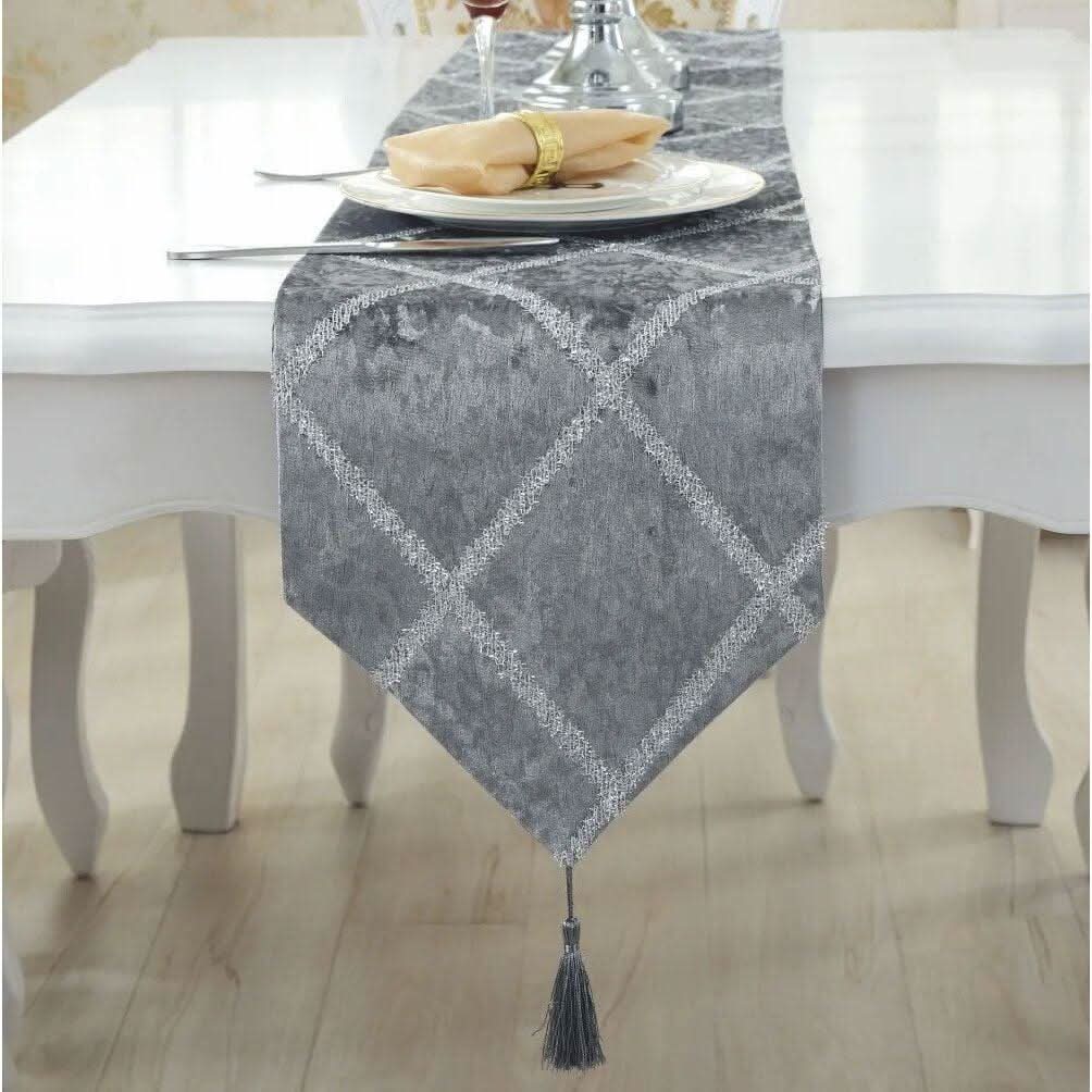 Chemins Table Mariage Imprimés | Baco - Designix Chemin de table Rouge 28x180cm