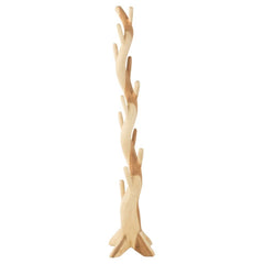 Spiral-Kleiderbügel aus Suar-Holz