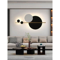 Nordische LED-Wandleuchte Circle | Ela