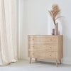 Kommode aus Holz mit Wiener Geflecht Boho | Gelassenheit