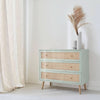 Kommode Holz Wiener Geflecht Boho | Schatz