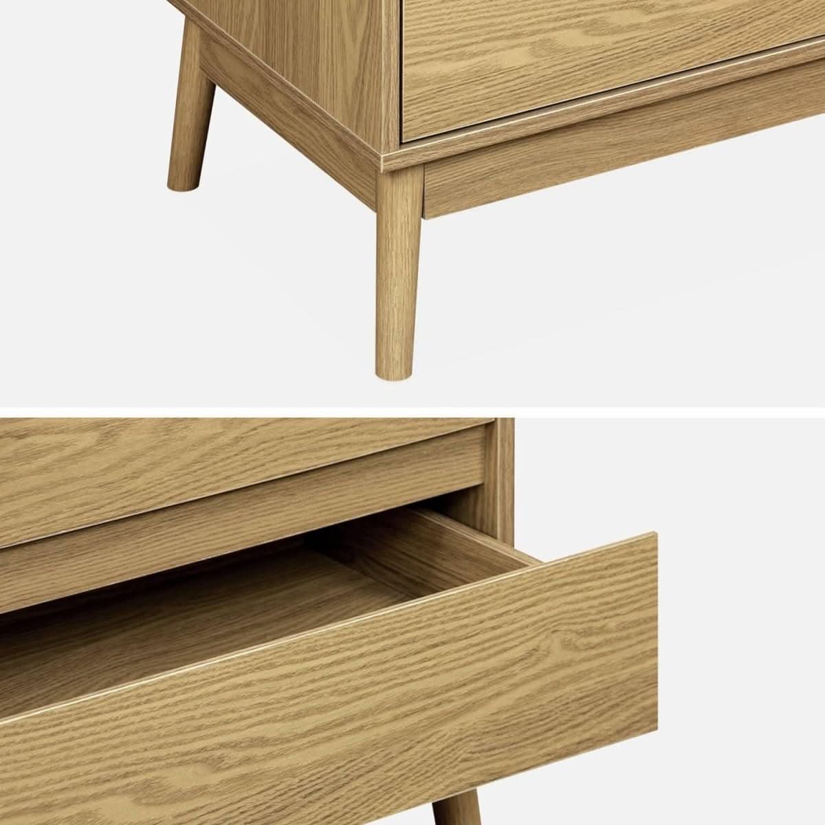 Commode Bois Pieds Compas | Wavy - Designix Commode