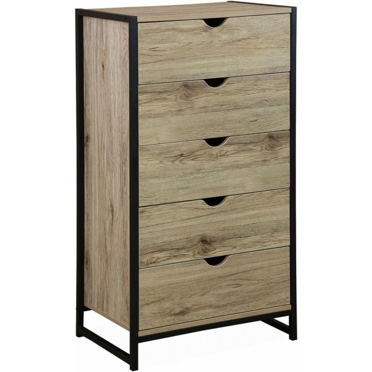 Commode Loft Bois Métal | Zéphyr - Designix Commode