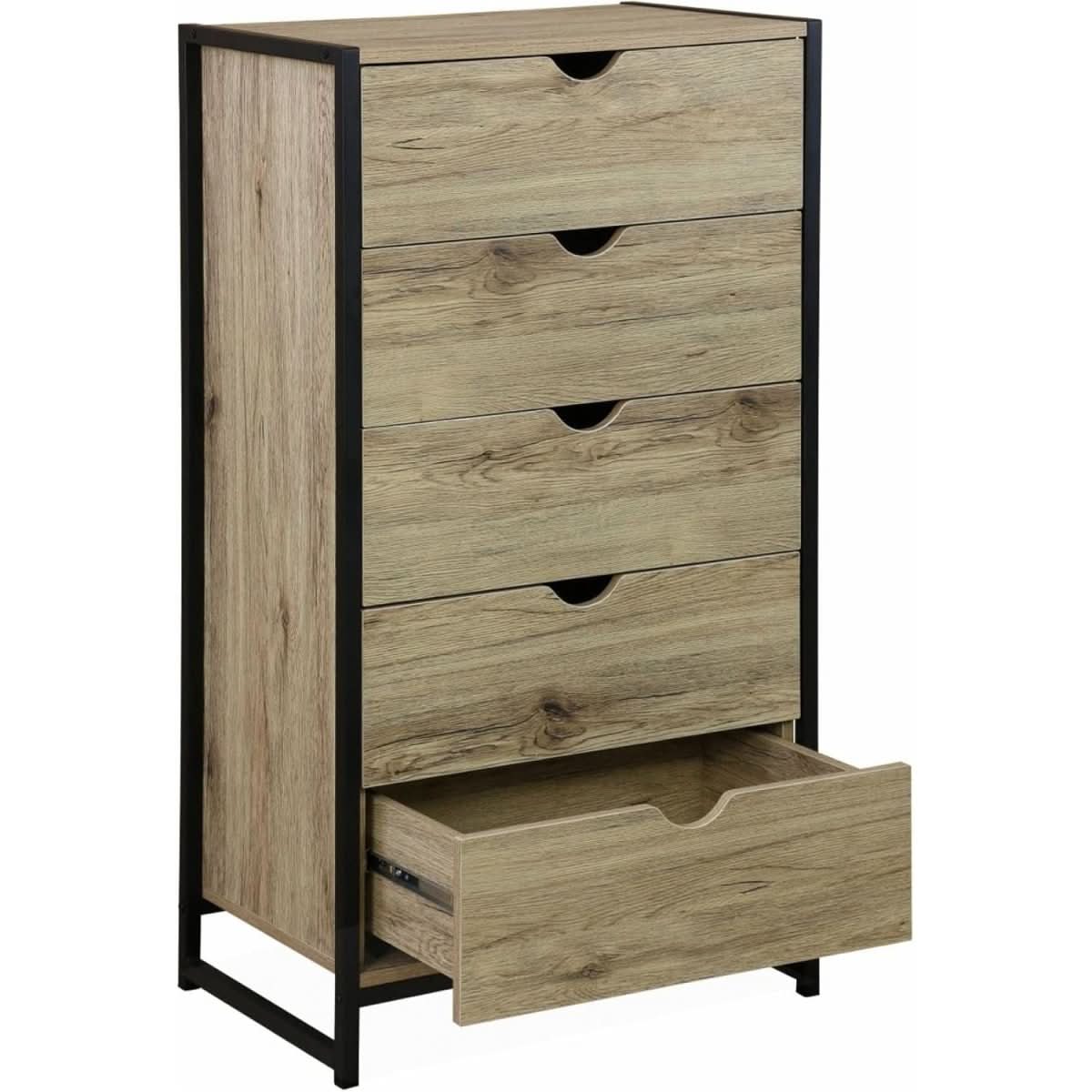 Commode Loft Bois Métal | Zéphyr - Designix Commode