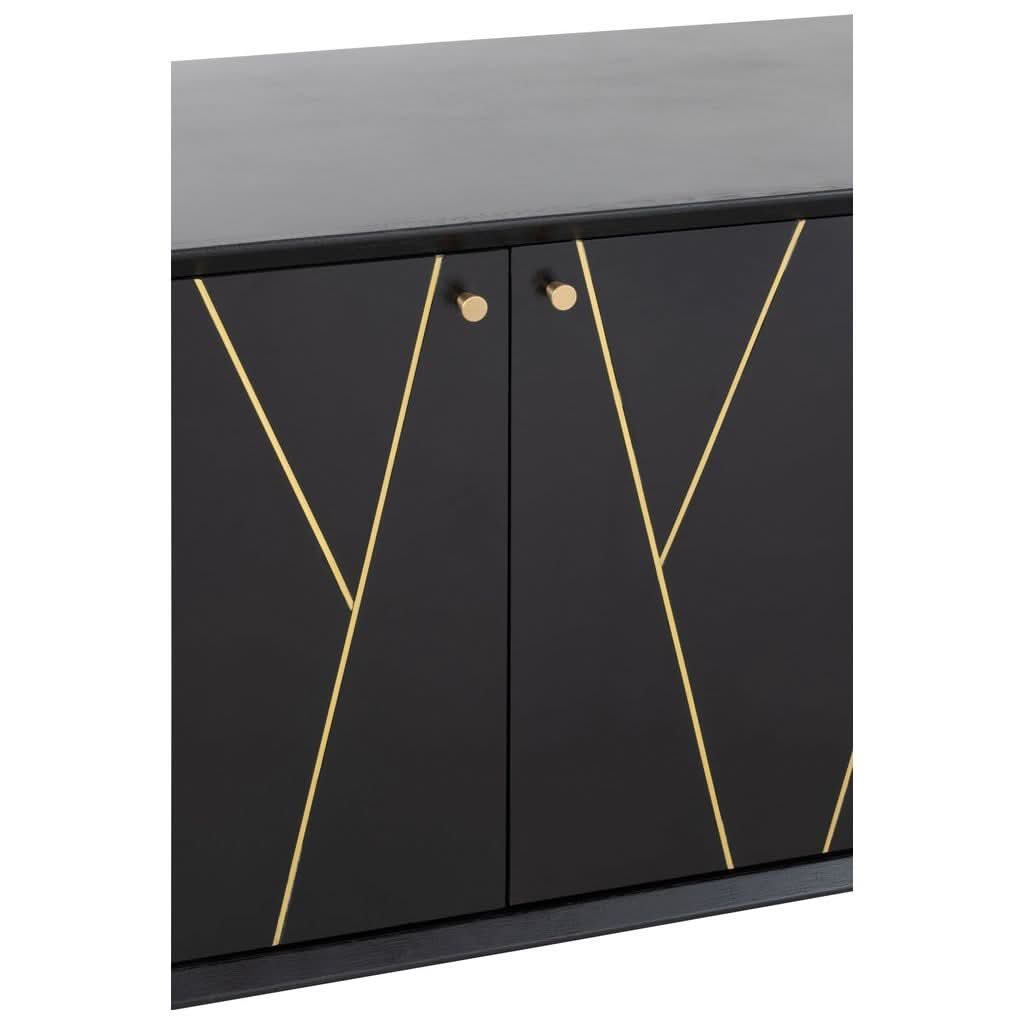 Commode Noir Or Moderne - Designix