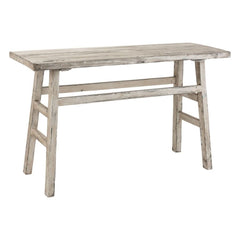 Konsole, weiß gekälktes Holz