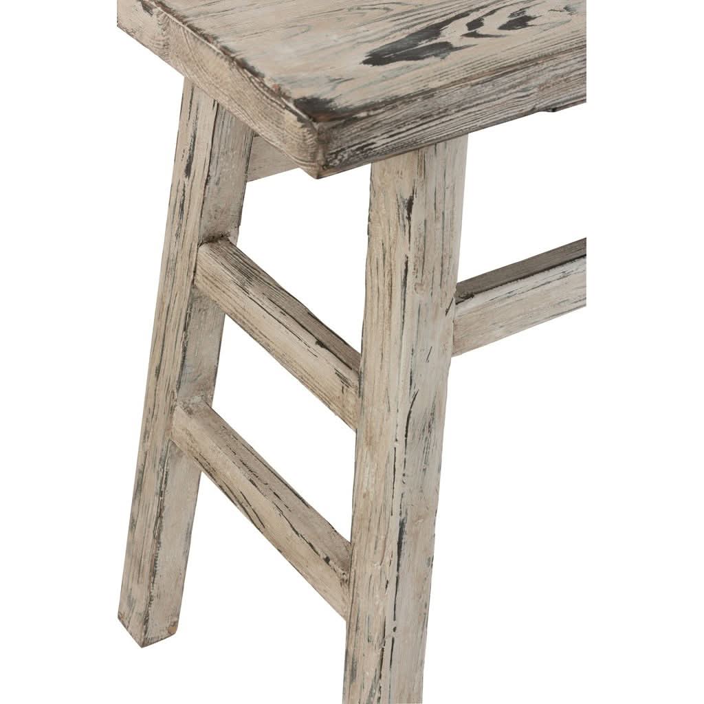 Konsole, weiß gekälktes Holz