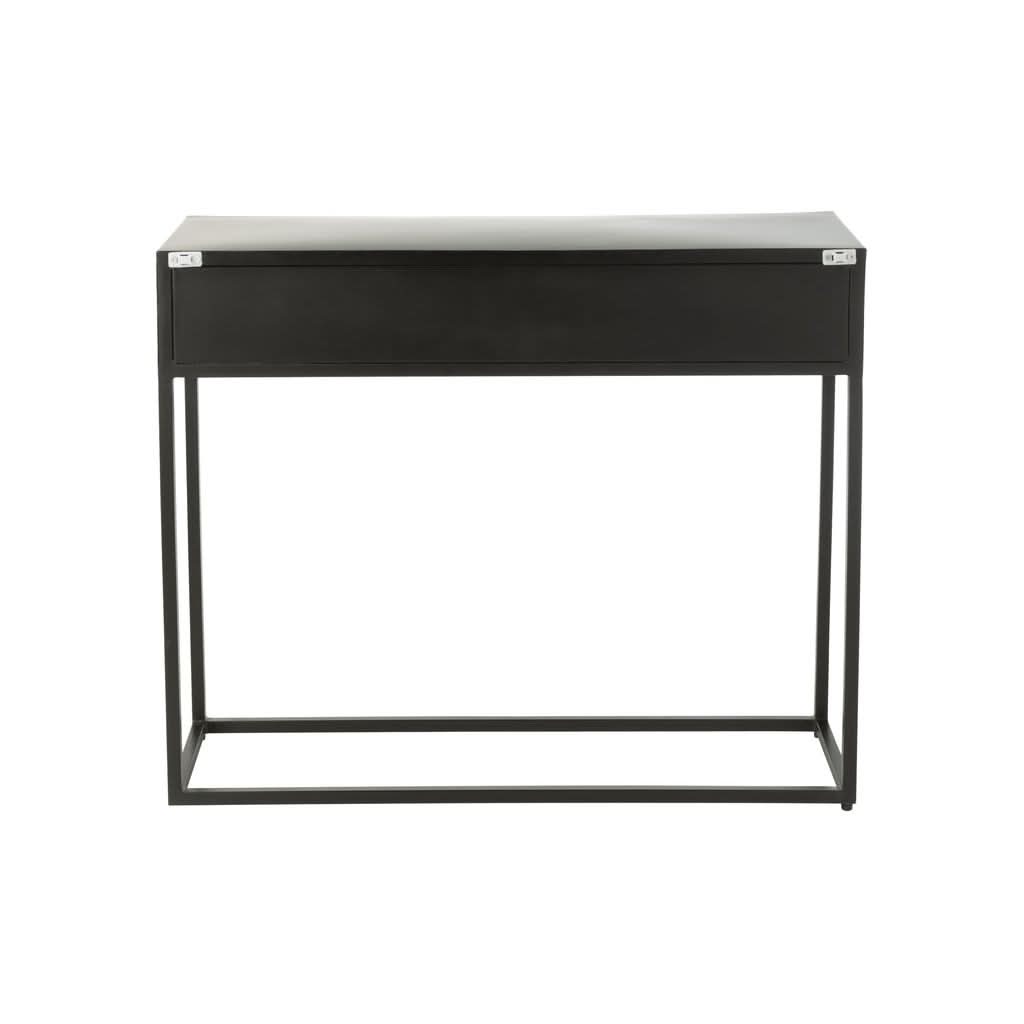 Console Bois Fer Noir Moderne - Designix