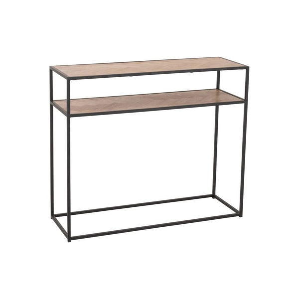 Moderner Konsolentisch aus Holz und Metall