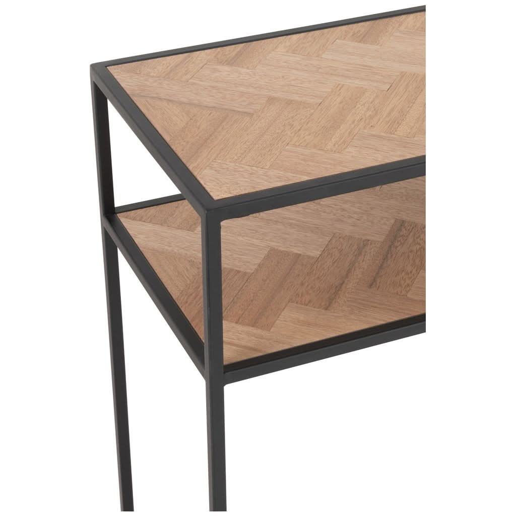Moderner Konsolentisch aus Holz und Metall