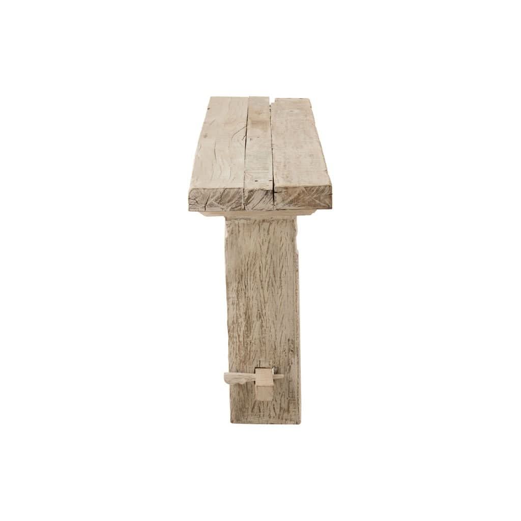 Console Bois Recyclé Blanchi - Designix
