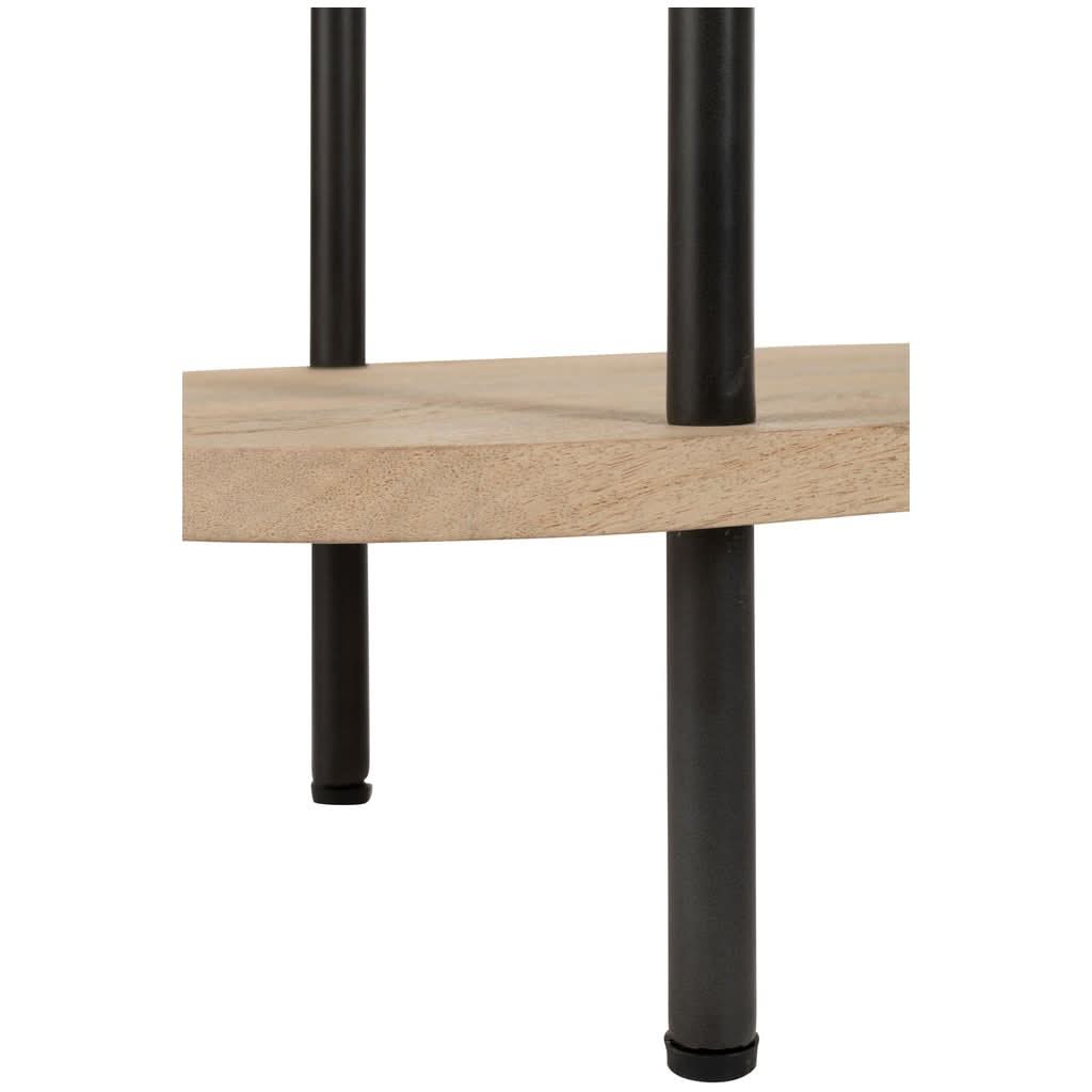 Console Élégante 3 Étagères Bois Fer - Designix