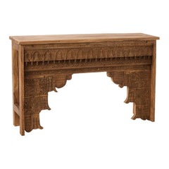 Console en Bois de Manguier Naturel