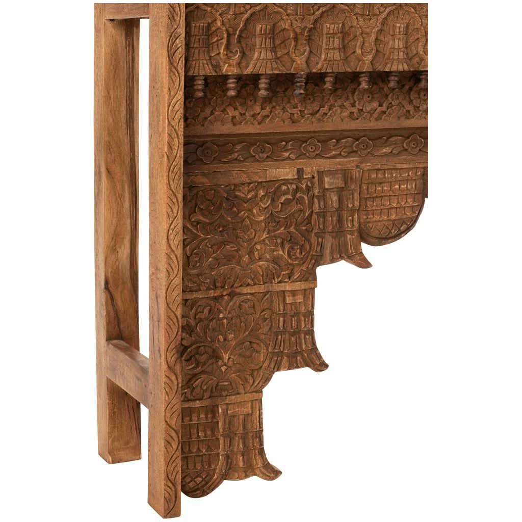 Console en Bois de Manguier Naturel