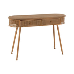 Console Métal Bois Marron
